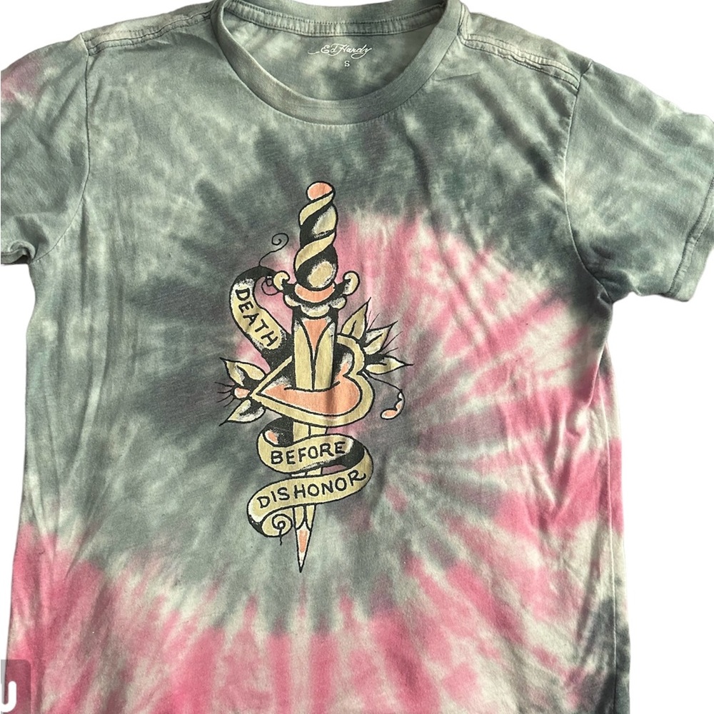 Ed Hardy tie dye shirt